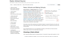 Desktop Screenshot of pastryschoolsource.com